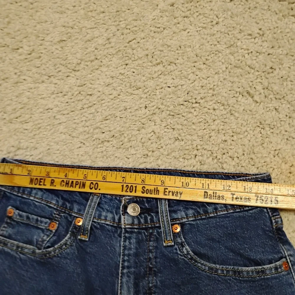 Levis 505 Jeans Mens 29x30 Blue Straight Denim Cotton Western Ranch Cowboy Farm